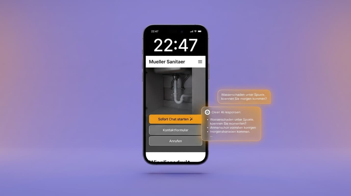 Anfrage um 22:47 Uhr: Was wirklich passiert, wenn Kunden nach Feierabend auf Ihre Website kommen
